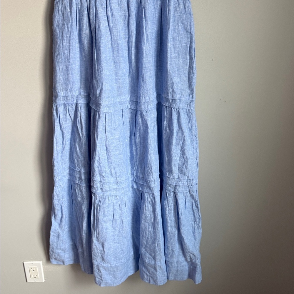 Quince 100% European Linen Tiered Maxi Dress XS - Picture 6 of 12